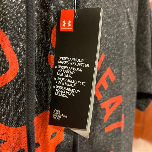 Under Armour Project Rock Short Sleeve Hoodie - Picture 7 of 7